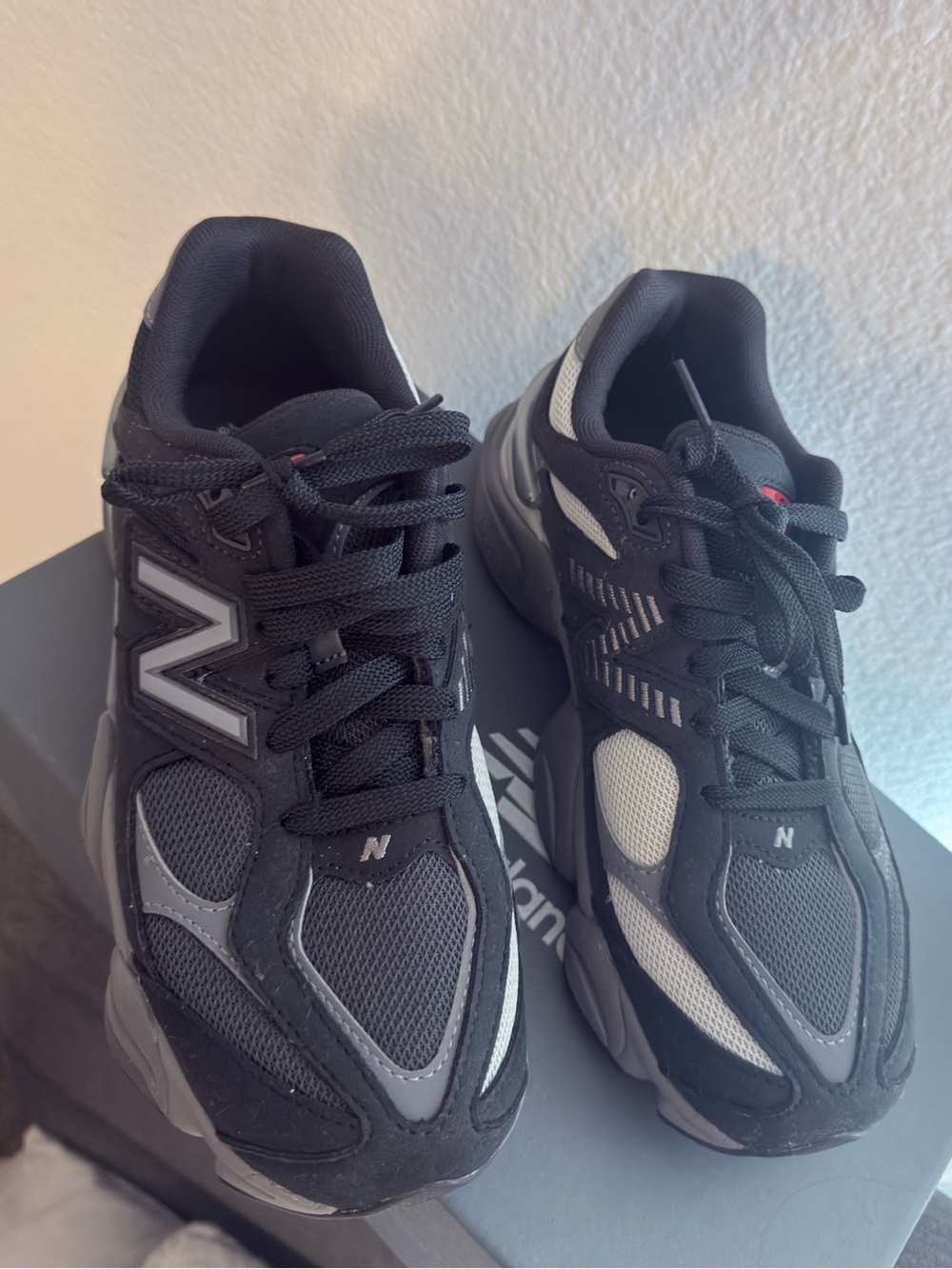 New Balance Black and Gray Athletic Sneakers